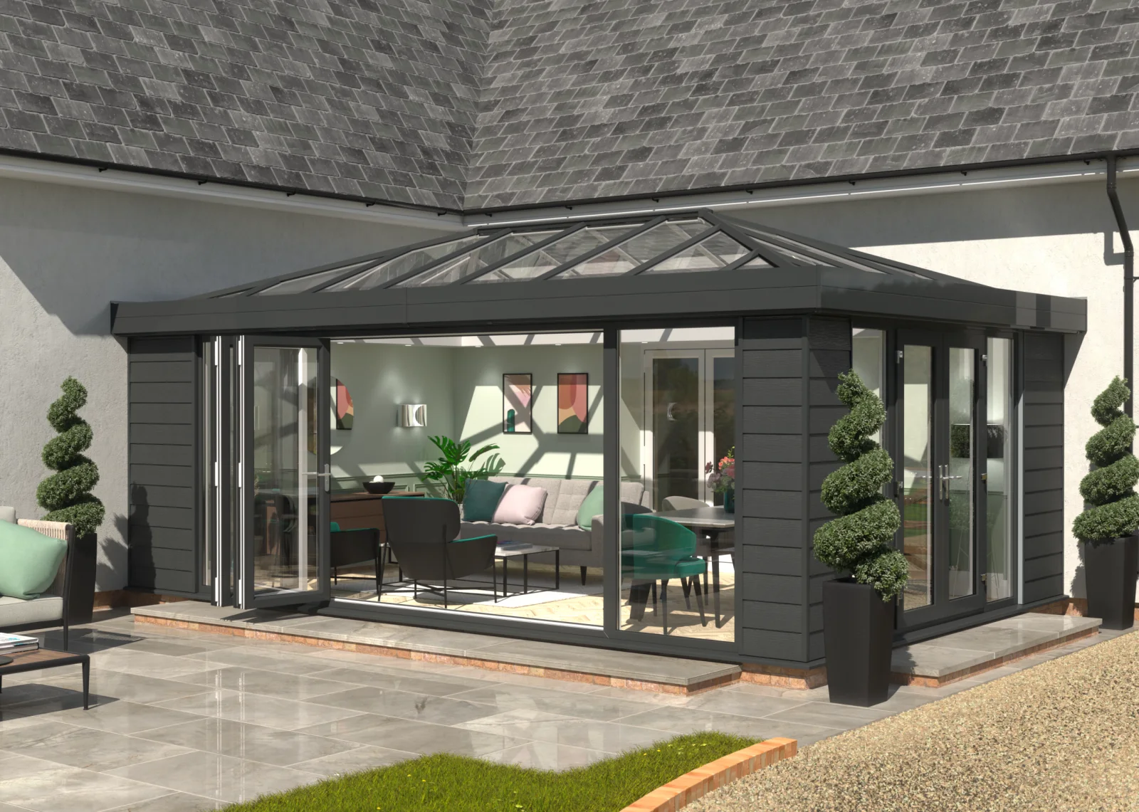 Modern Georgian conservatory