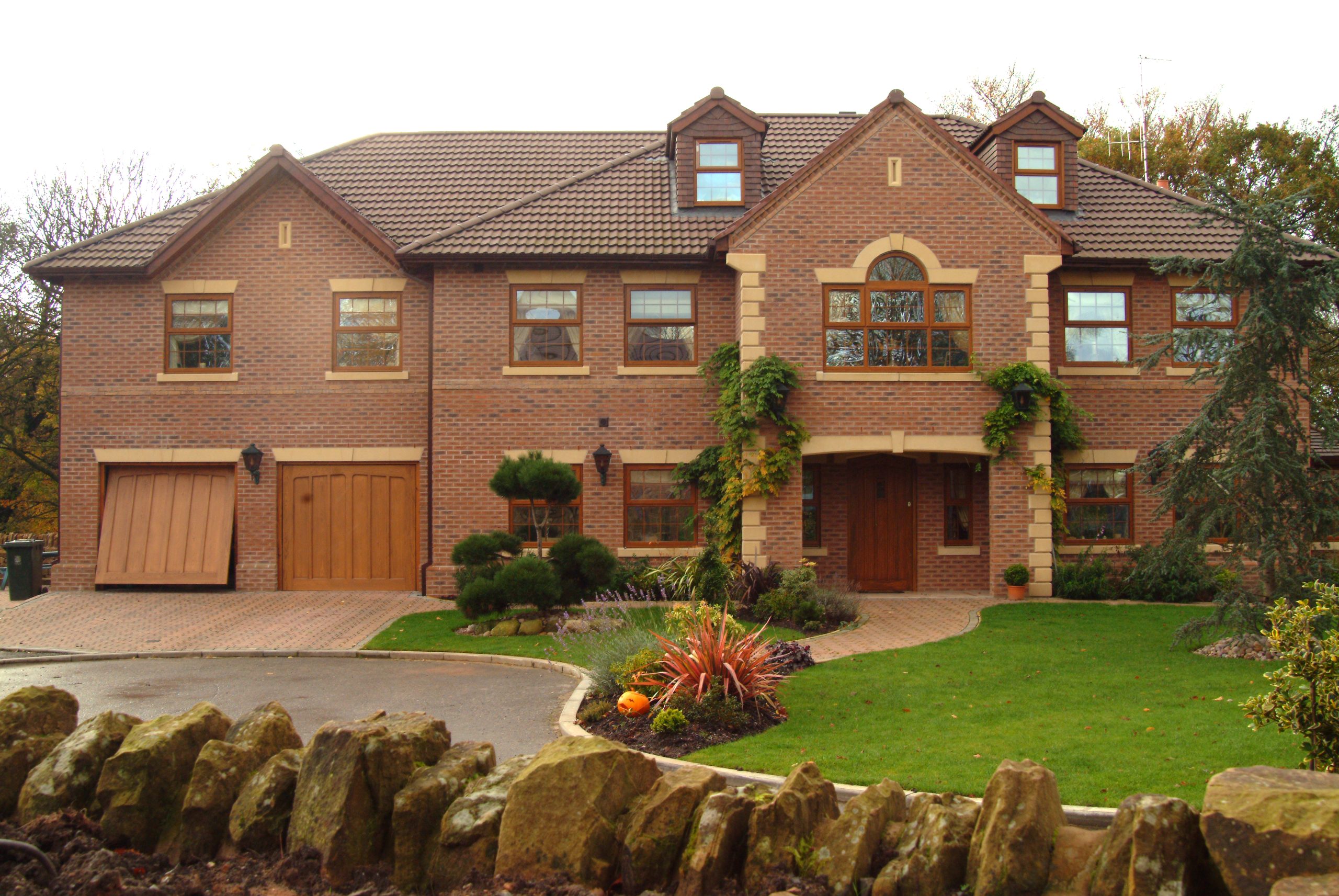 Timber Effect Windows - Golden Oak