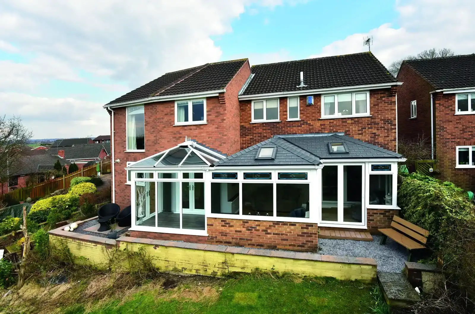 Orangery with Skypod roof lantern by PTF Glass