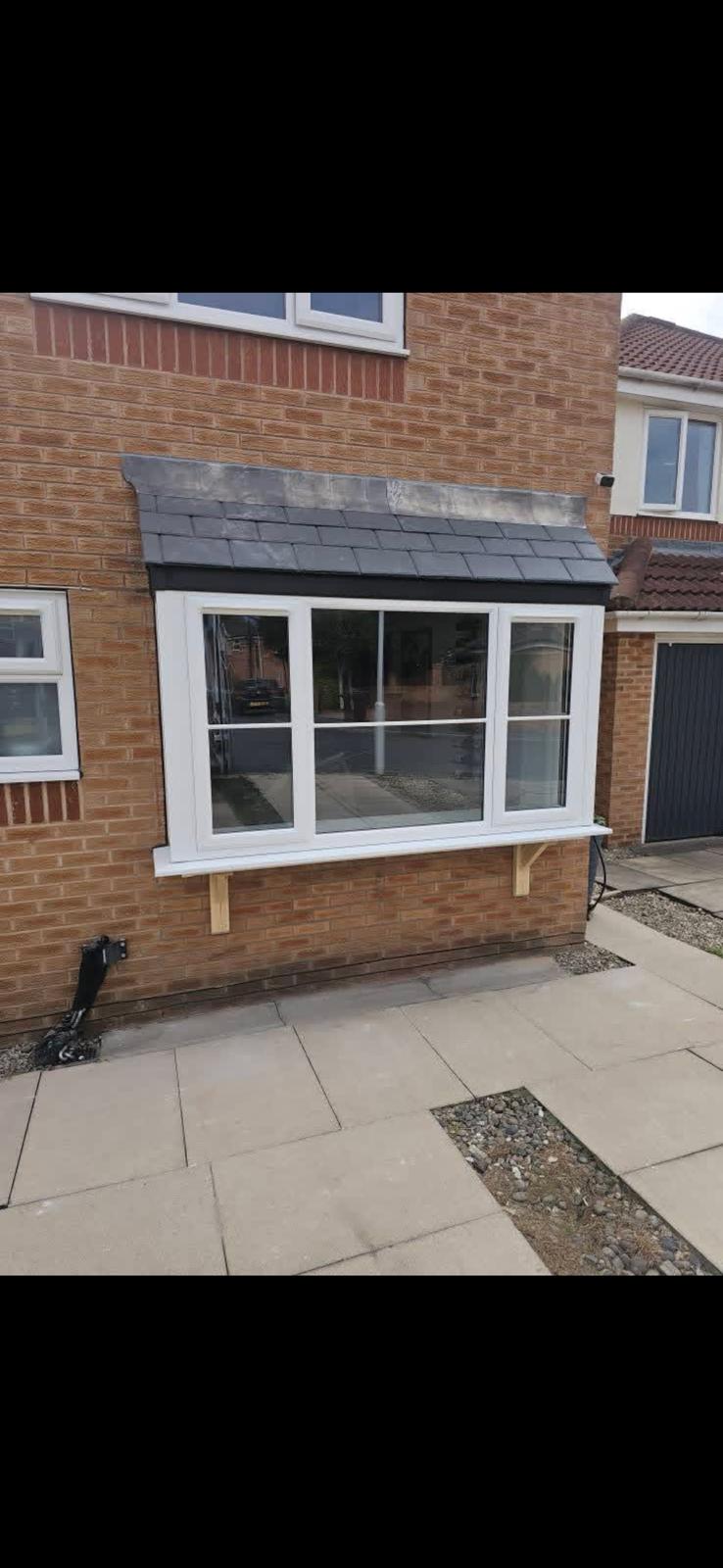 Bay and Bow Window Installation - Front View Leeds