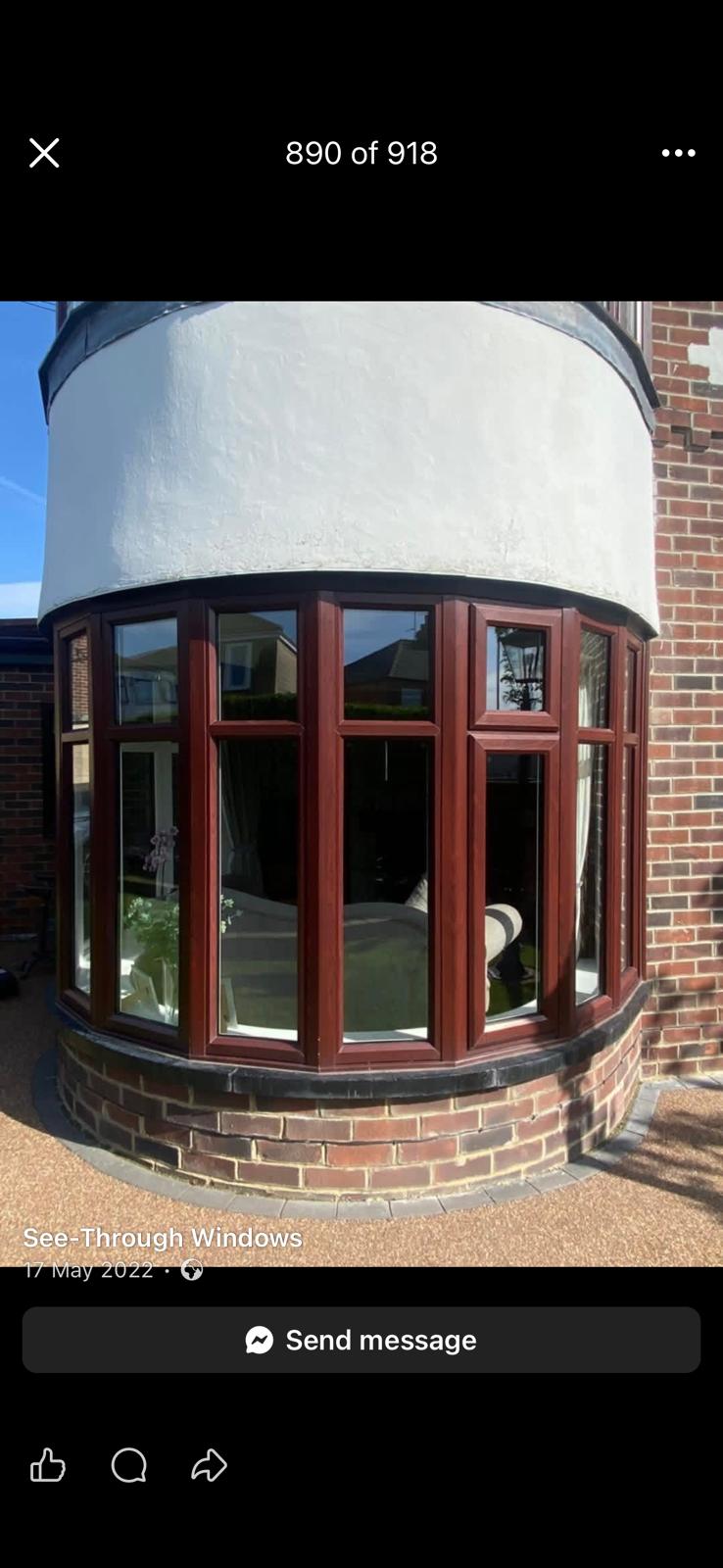 Bay and Bow Window Installation - Side View Leeds