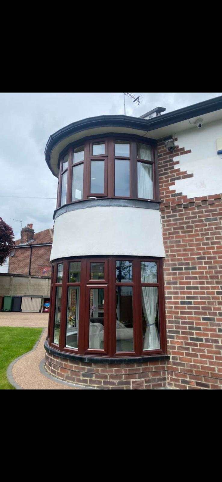 Bay and Bow Window Installation - Close-up View West Yorkshire