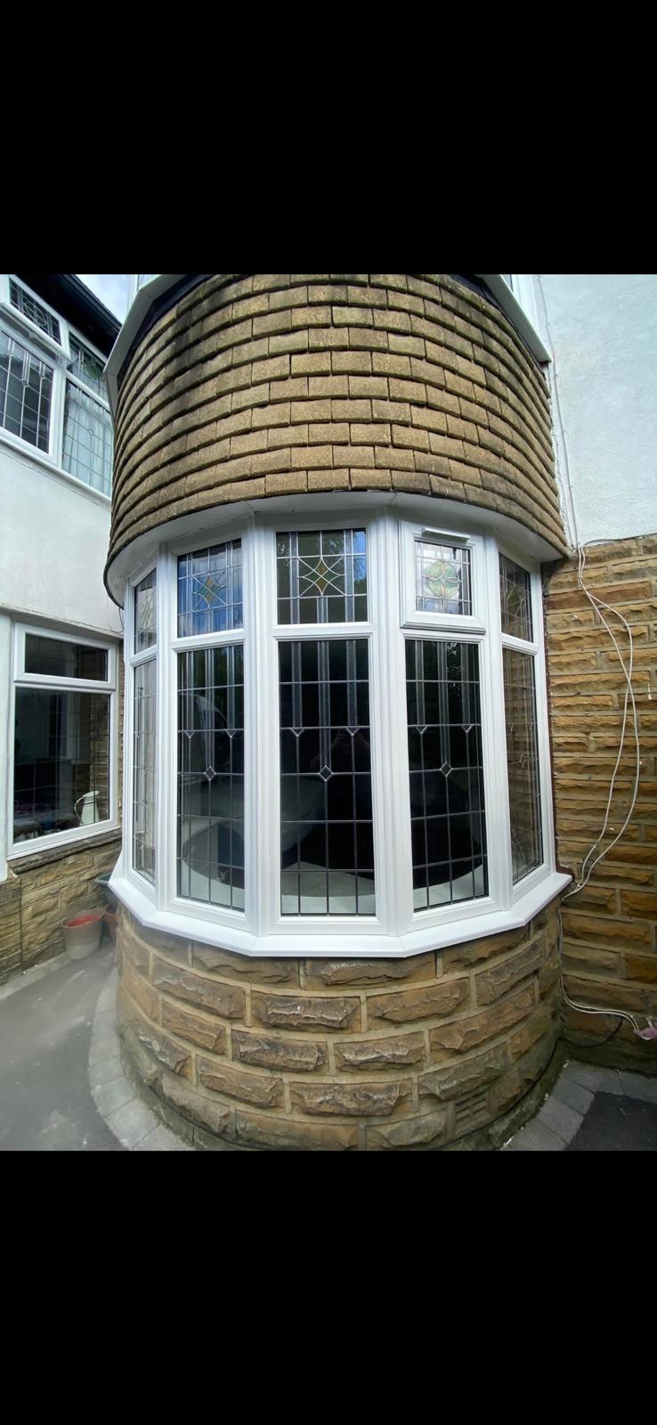 Bay and Bow Window Installation - Close-up View Wakefield