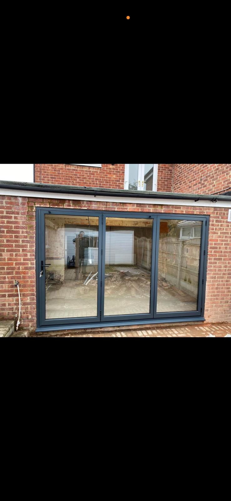 Bi-Fold Door Installation - Interior View Wakefield
