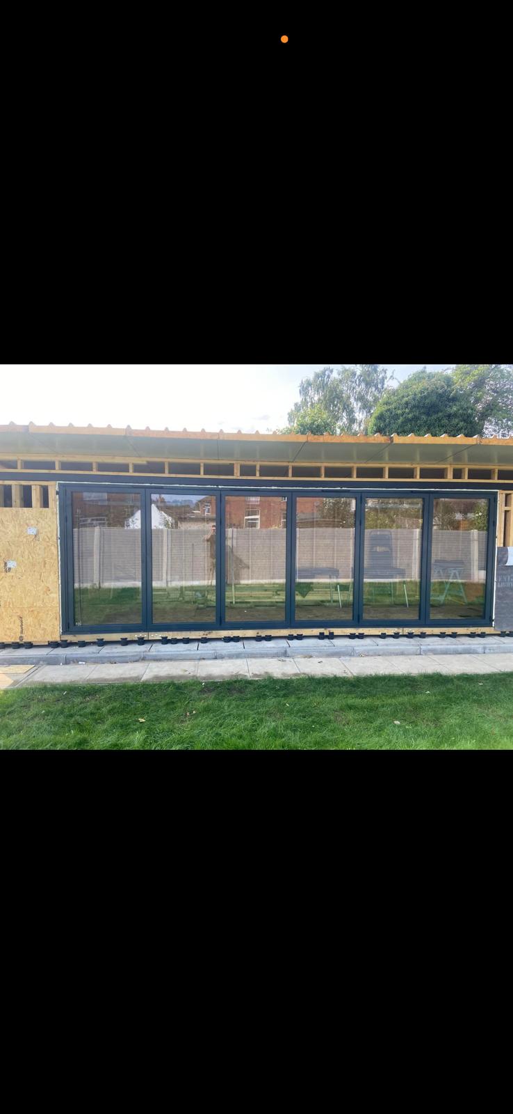 Bi-Fold Door Installation - Angled View Leeds