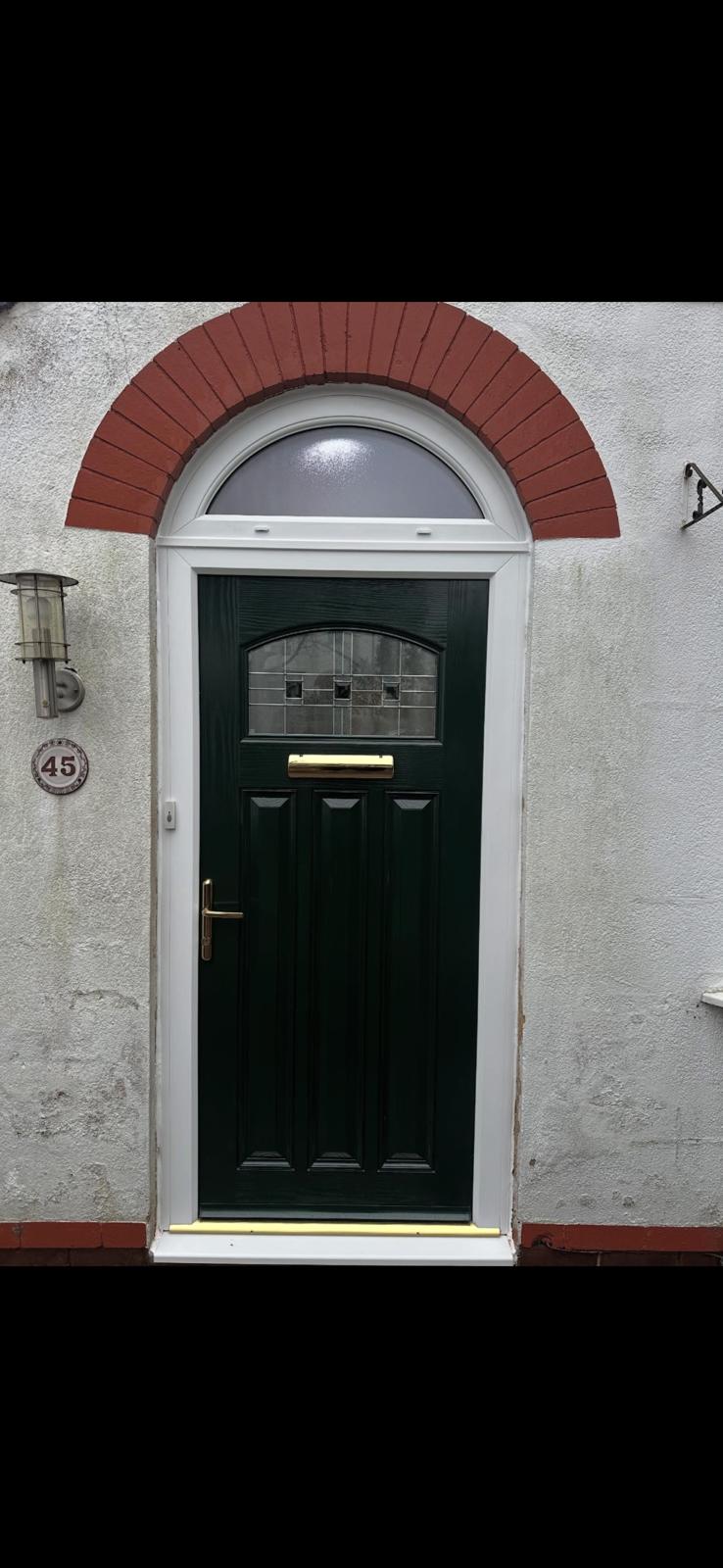 Composite Door Installation - Close-up View Wakefield