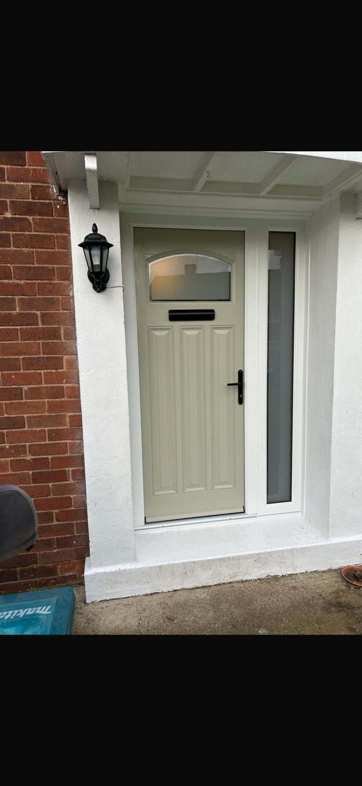 Composite Door Installation - Angled View Wakefield