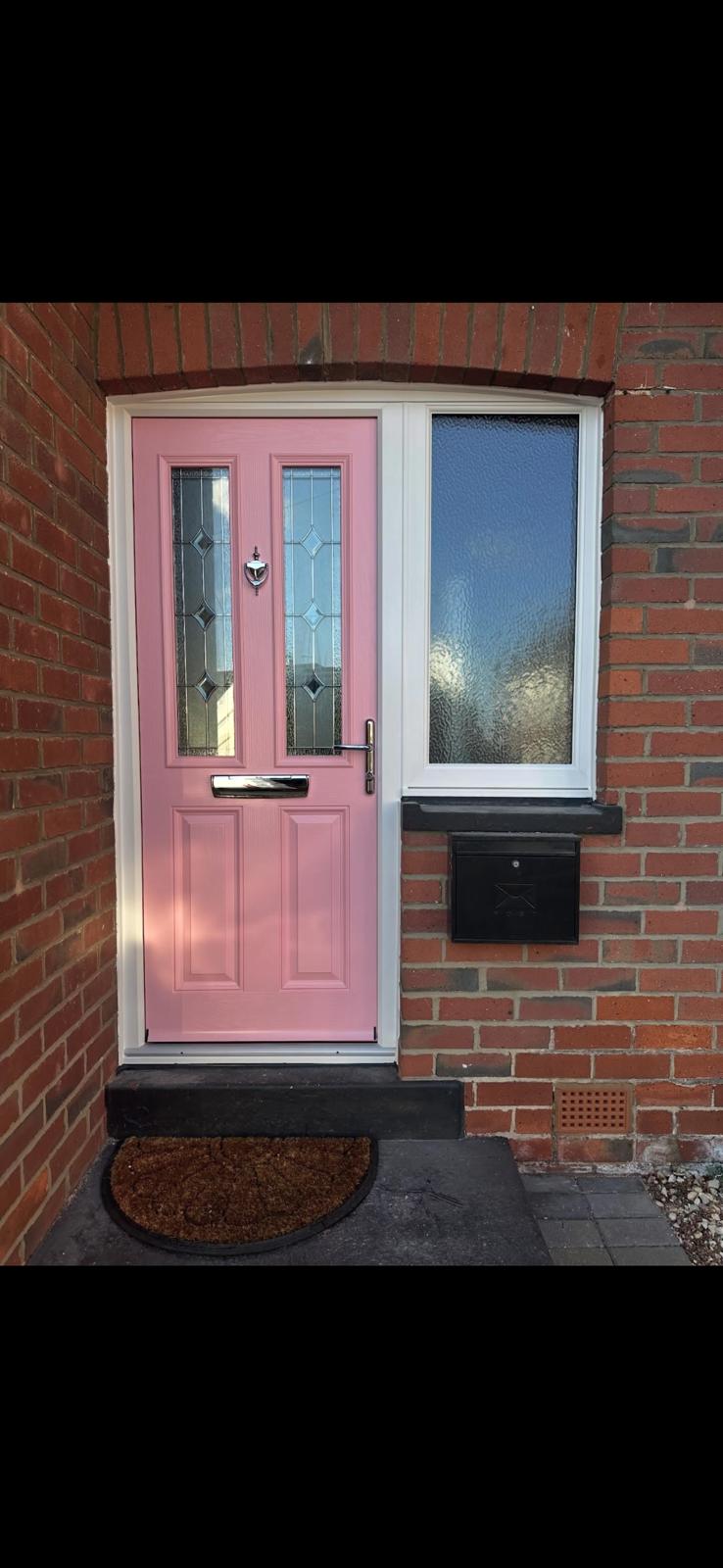 Composite Door Installation - Close-up View Leeds