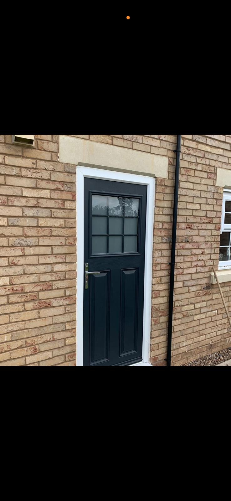 Composite Door Installation - Close-up View West Yorkshire
