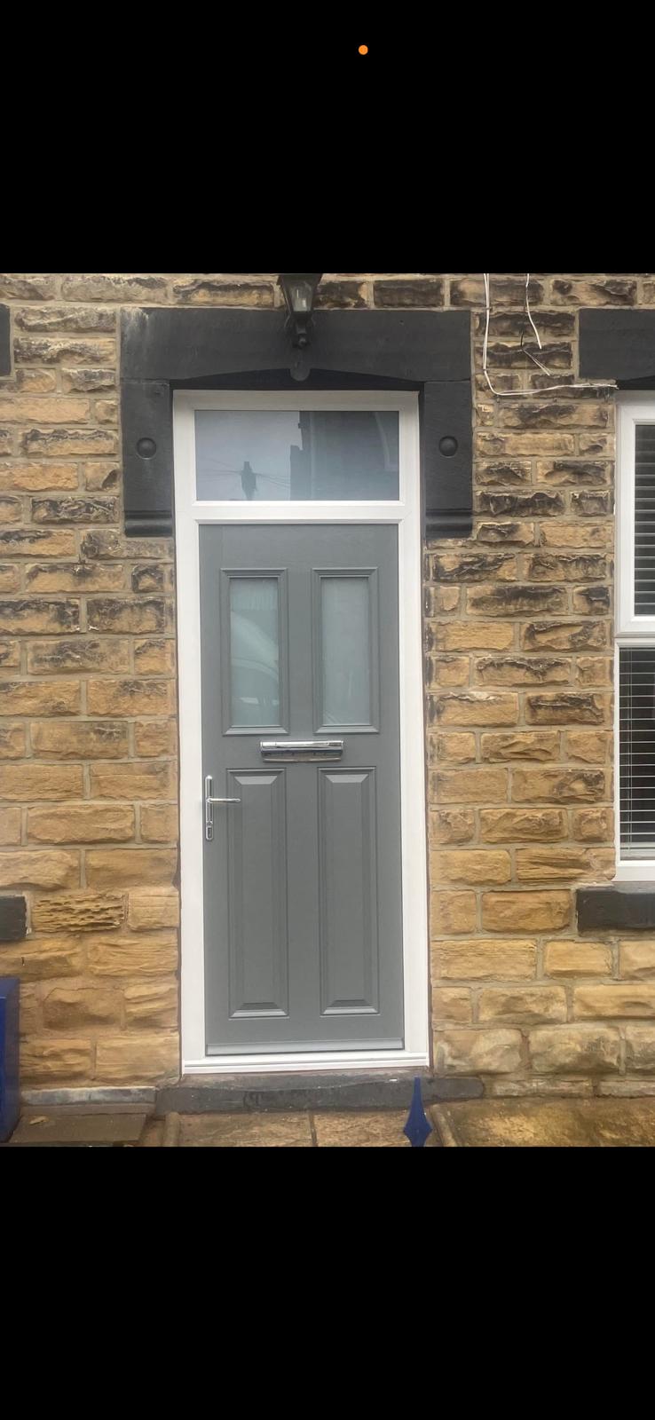 Composite Door Installation - Close-up View Wakefield