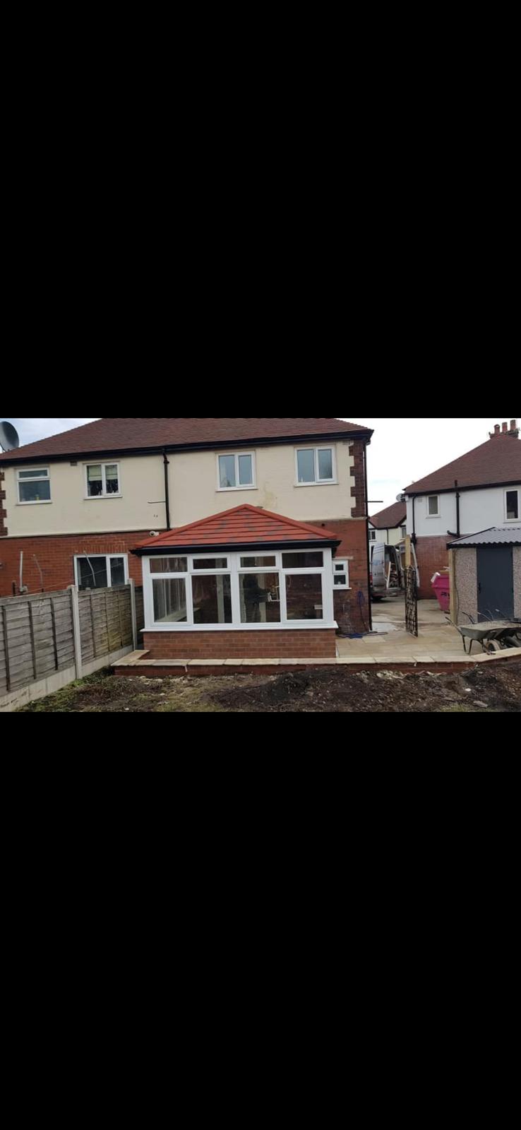 Conservatory Installation - Side View Wakefield