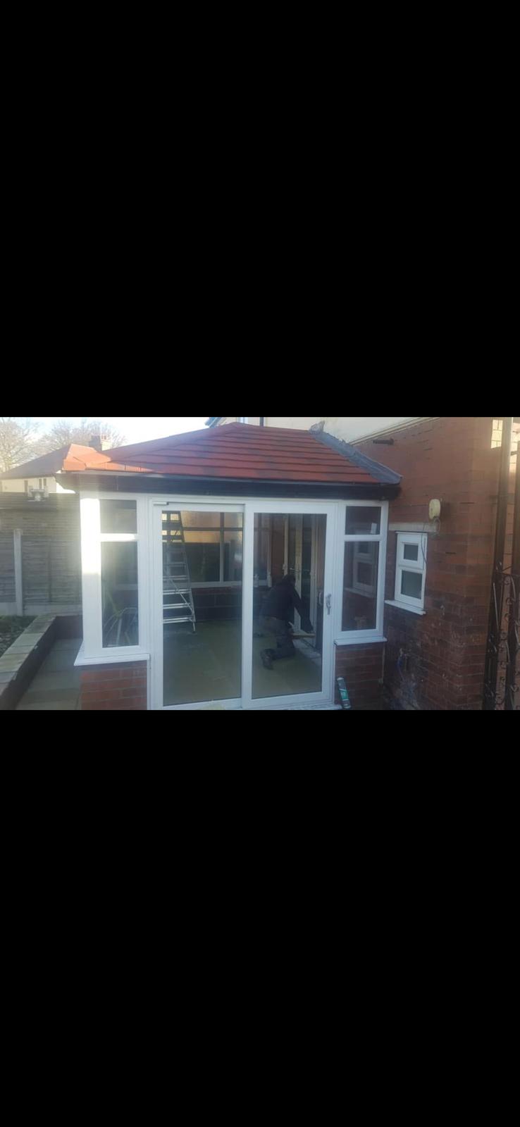 Conservatory Installation - Side View Leeds