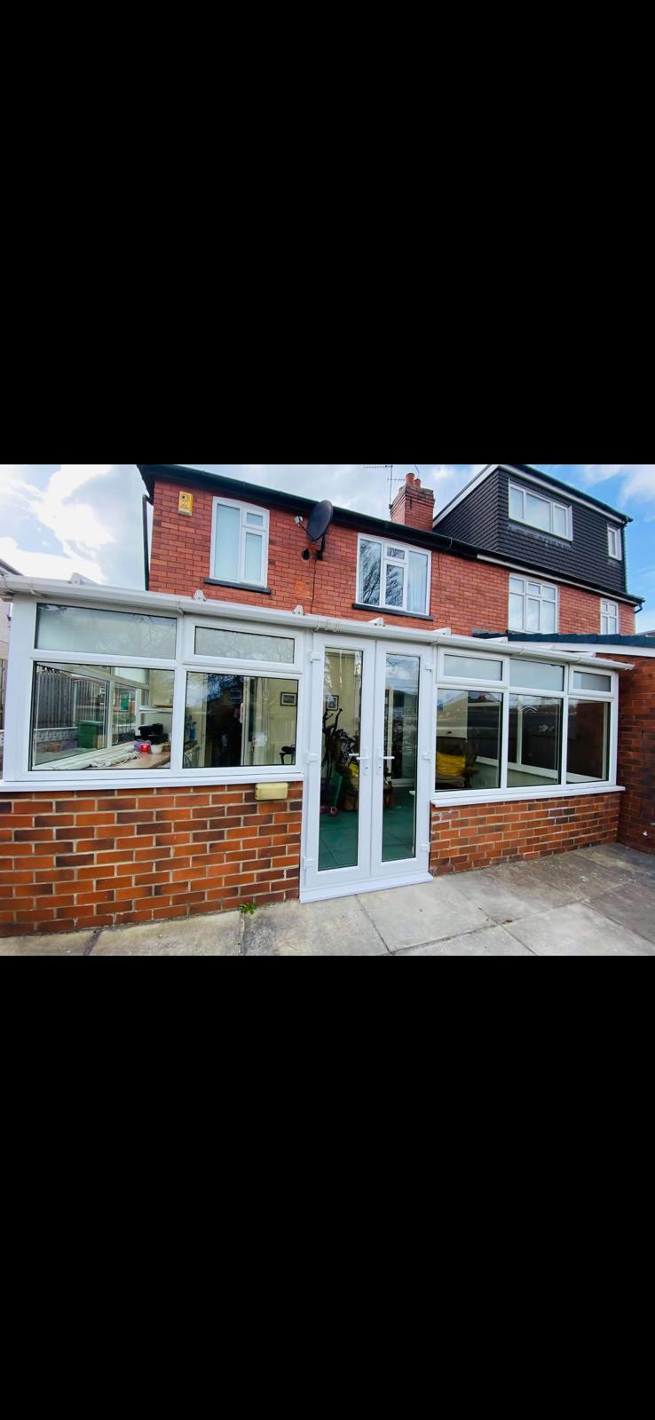 Conservatory Installation - Rear View Leeds