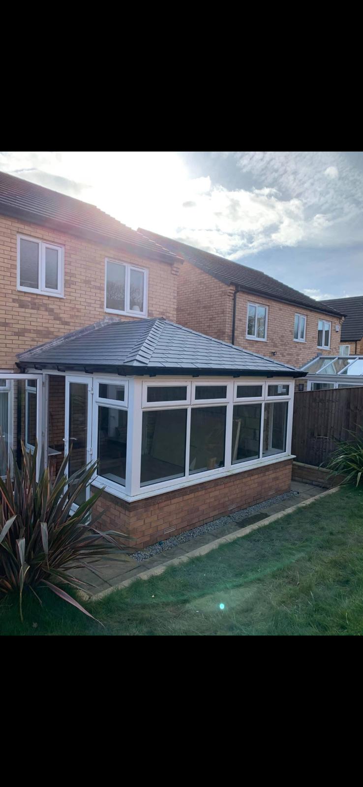 Conservatory Installation - Side View Leeds