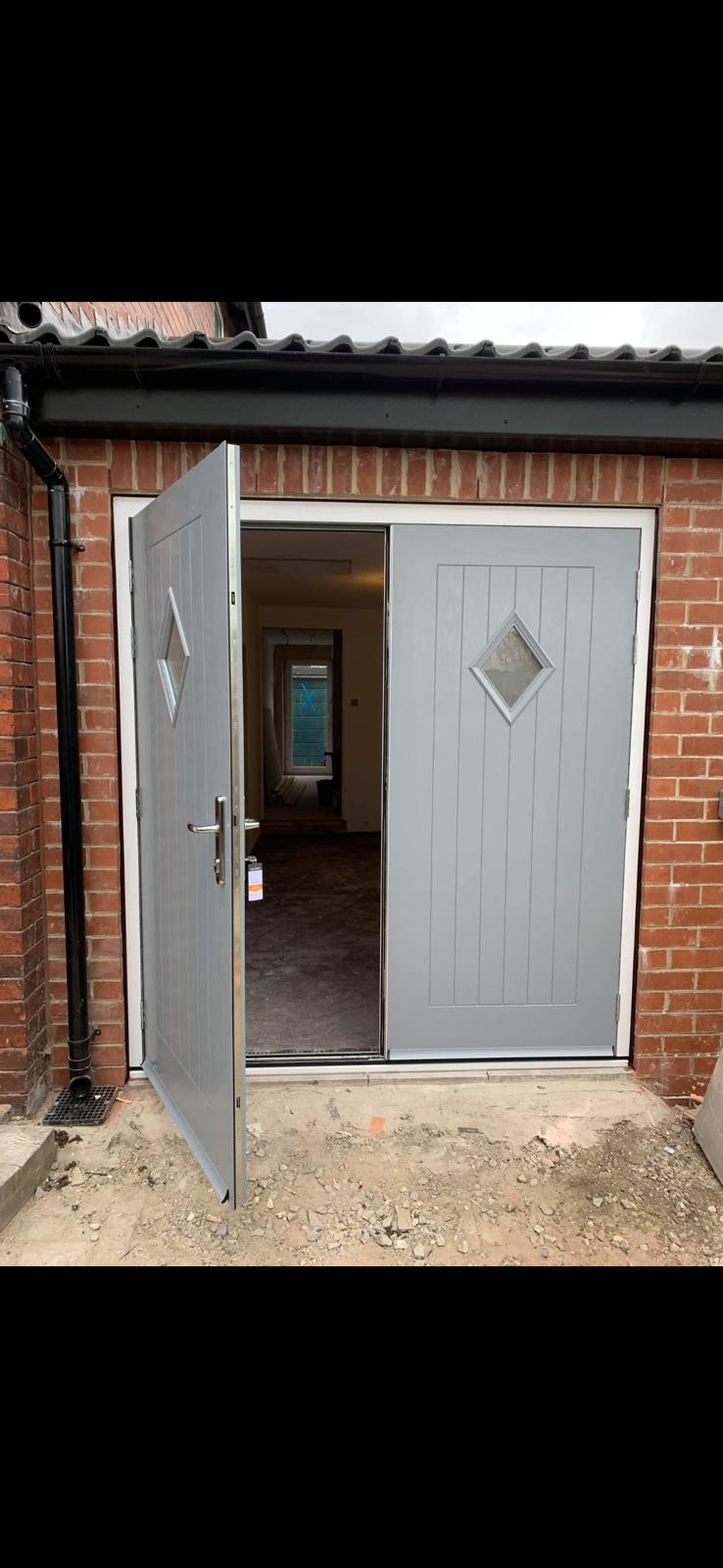 French Patio Door Installation - Detail View Wakefield