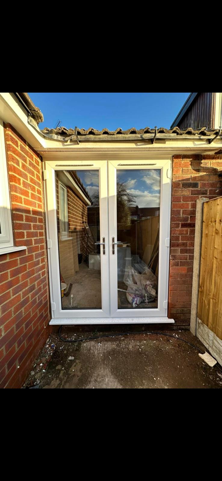French Patio Door Installation - Side View West Yorkshire
