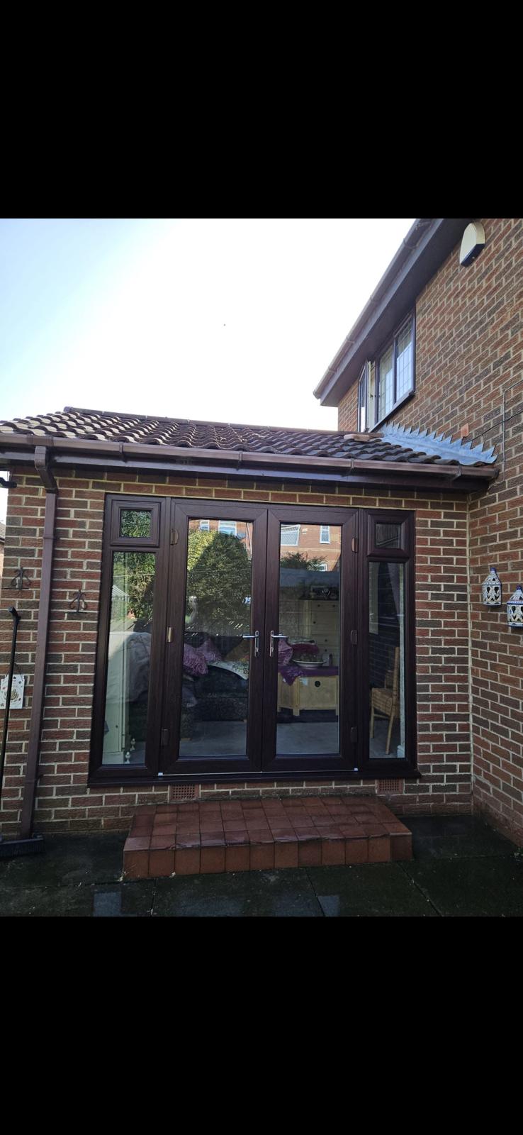 French Patio Door Installation - Front View Leeds