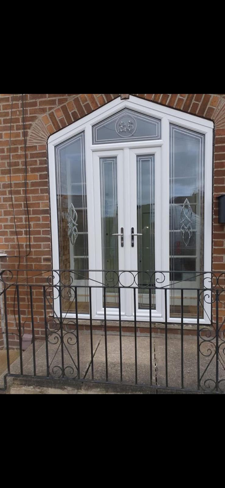 French Patio Door Installation - Angled View Leeds