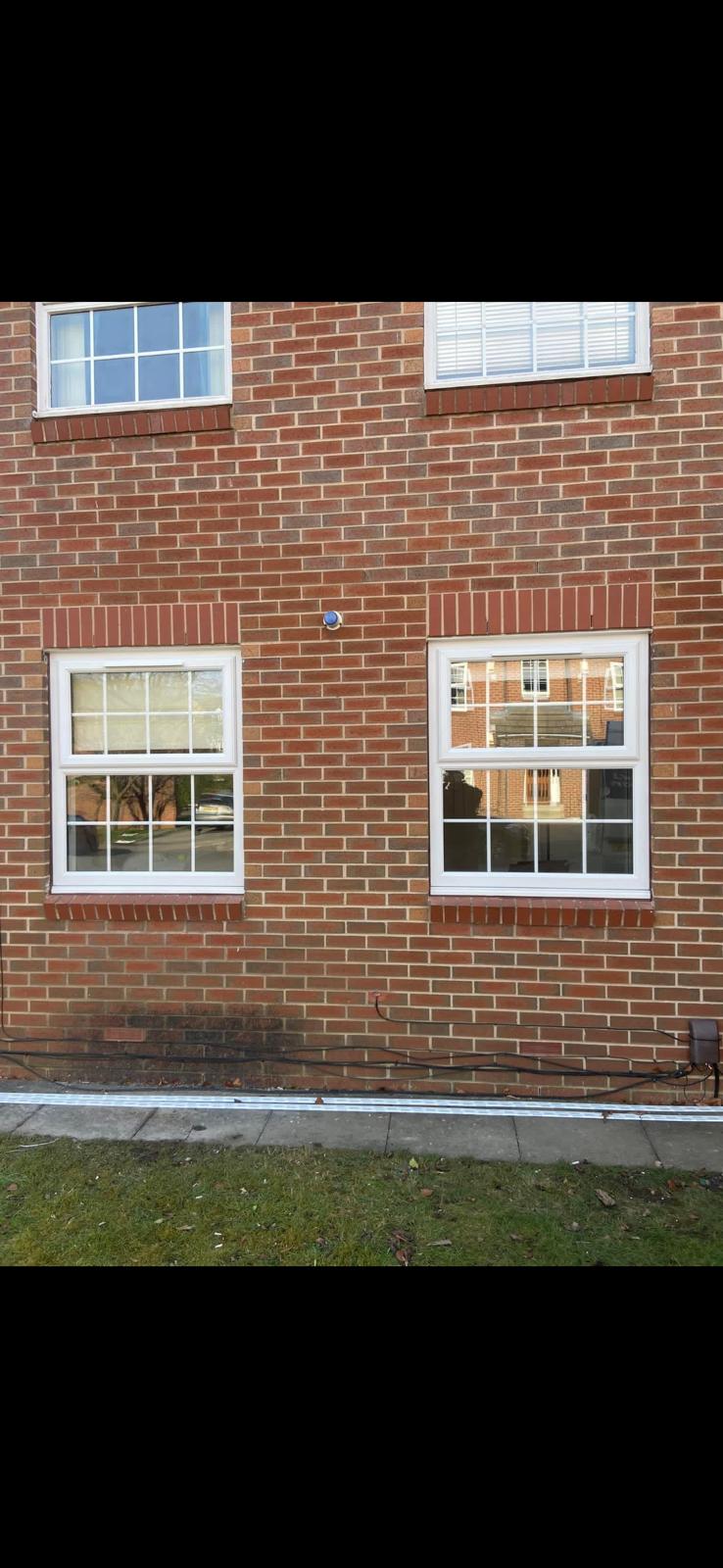 Georgian Bar Window Installation - Angled View Wakefield