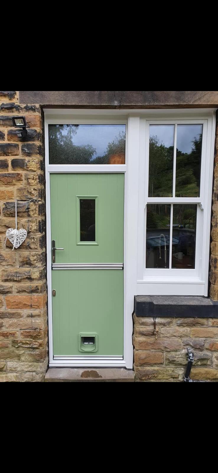 Stable Door Installation - Side View Leeds