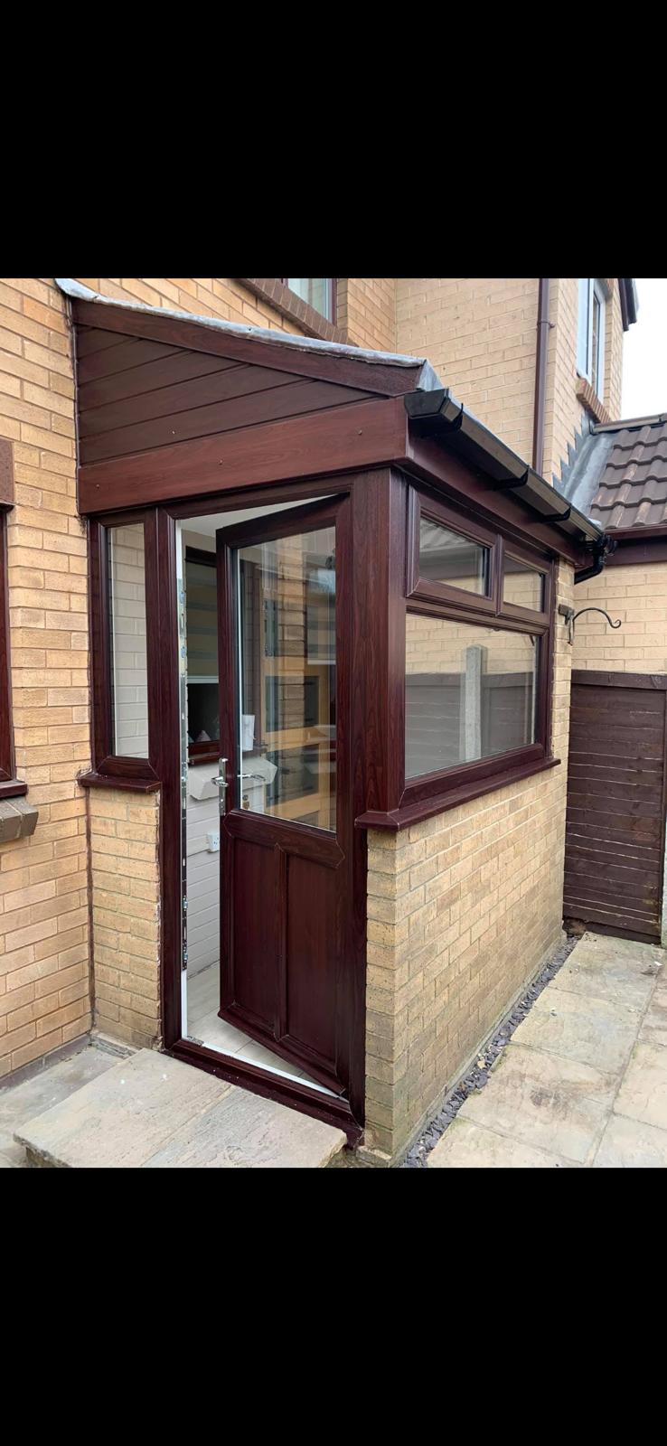 Timber-Effect Window Installation - Exterior View West Yorkshire
