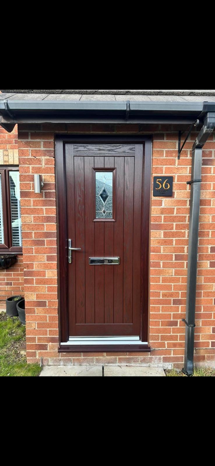 Timber-Effect Window Installation - Exterior View Wakefield