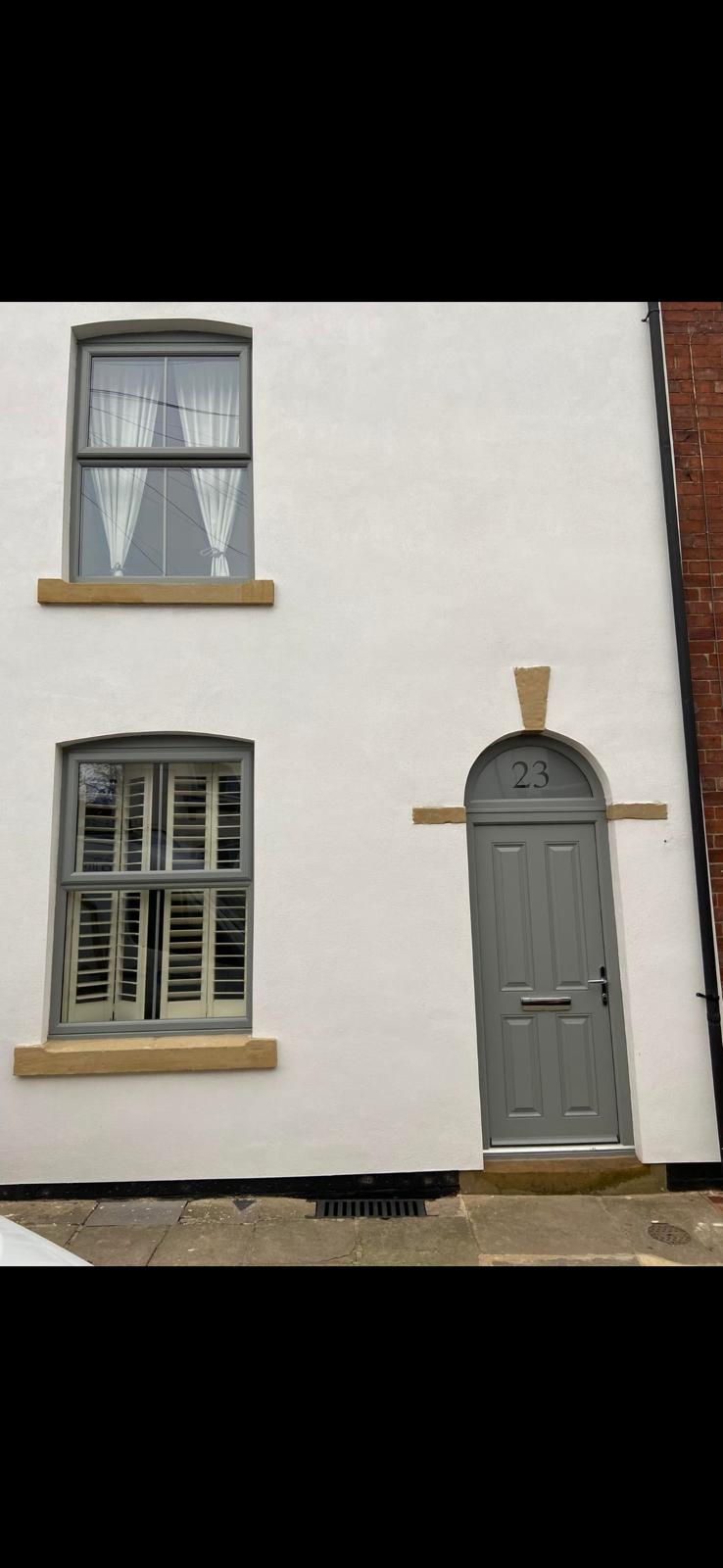 uPVC Window Installation - Angled View Leeds